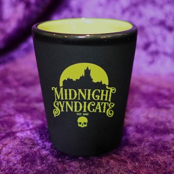 Midnight Syndicate Black and Green Ceramic Shot Glass