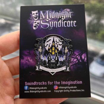 Midnight Syndicate Legacy of Shadows pin with backer card