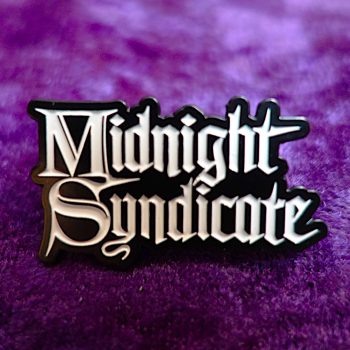 Midnight Syndicate logo pin